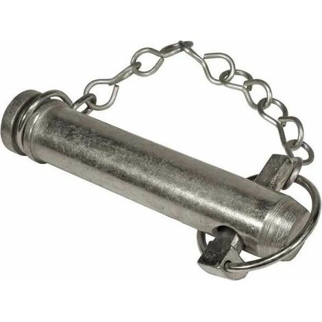 Anhängeachse mit Kette und Bolzen 25 mm x 91 mm. Sichere Befestigung für Anhänger, Traktoren, Lkw und Landmaschinen.