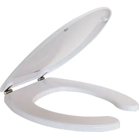 Saniplast Help WC-Sitz in Weiß, universell passend, 38 × 45,6 cm