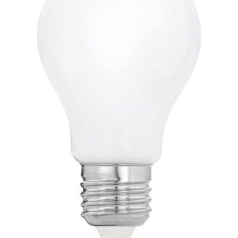 Ampoule LED E27 dimmable, lampe Milky en verre opaque, 4 watts, 806 lumens, blanc chaud, 2700 Kelvin, A60, Ø 6 cm (1/5)