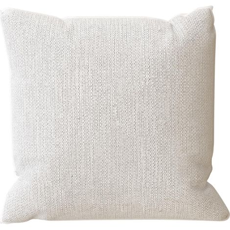 Coussin en coton recyclé 40x40 cm PIERRE gris, par Soleil d'Ocre (1/2)