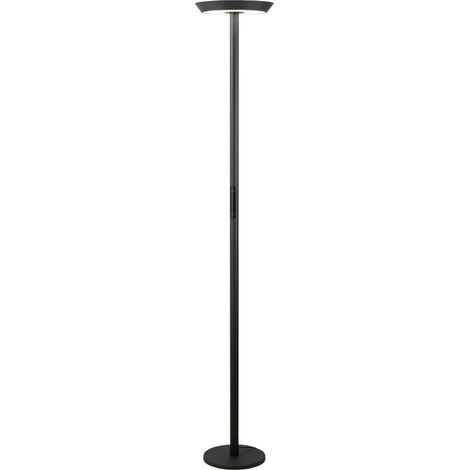 Lampadaire Fizz Anthracite Avec Led 50W Intégrée, Structure Aluminium Et Méthacrylate, Température Réglable 2700K À 4000K, Design Moderne Fizz (1/3)