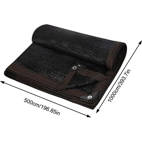 Accessoires de piscine (5 x 10 m) Filet de protection pour piscine enterrée, filet anti-feuilles, filet de piscine à mailles fines, couverture anti-feuilles pour piscine, couverture moustiquaire pour (1/5)
