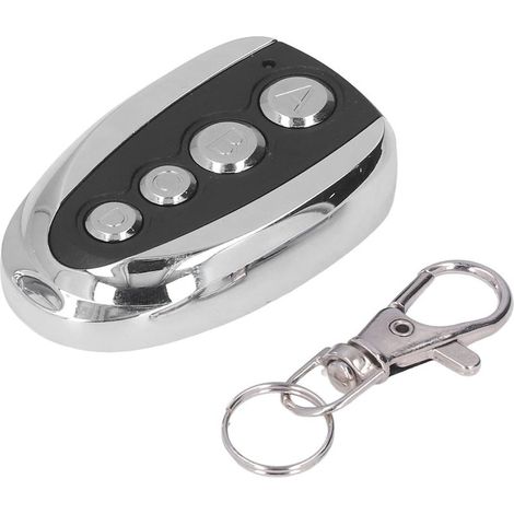 Télécommande de Porte de Garage 433MHz, 4 Boutons, Alliage Aluminium, Haute Sensibilité, pour Système de Sécurité Domestique (1/5)