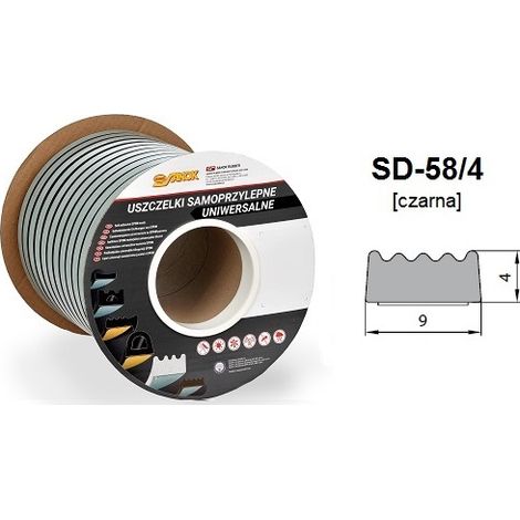 Schwarze Dichtung SD-58/4-0 DGP 94 MB - 125,0 MB - USZ SD-58