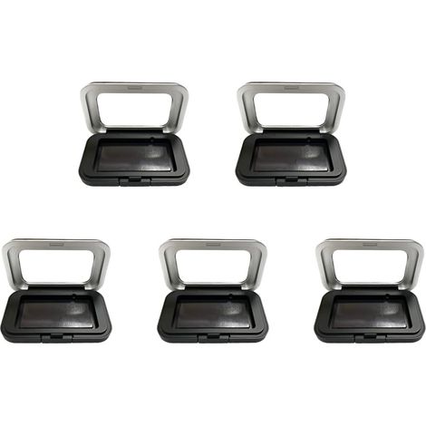 5PCS Étui à aiguilles magnétique, velours noir, rangement épingles, boîte portable, couture voyage