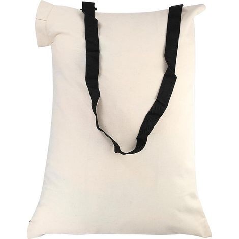 Sac universel pour aspirateur/souffleur de feuilles avec bandoulière. grande capacité (90 L). compatible avec la plupart des aspirateurs de feuilles. (1/4)