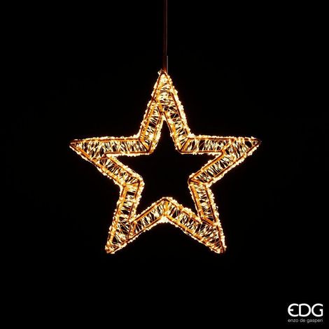 EDG Enzo De Gasperi Stella di Natale Maxi MicroLed 1.920 D 40 Cm Cavo 4 Mt Ivory (1/4)
