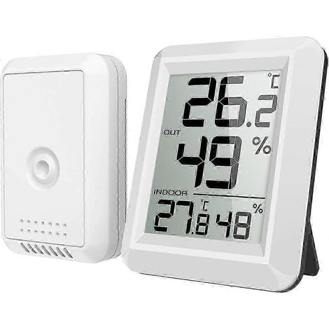 Thermomètre intérieur/extérieur - Avec capteur extérieur sans fil (1/5)
