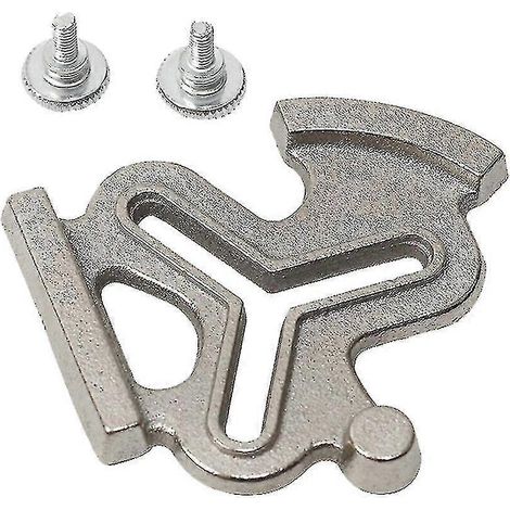 1 jeu de guide de couture pour machine à coudre industrielle, type G, jauge à trois coins, vis moletée, machine à point noué à une aiguille, courbe droite (1/4)