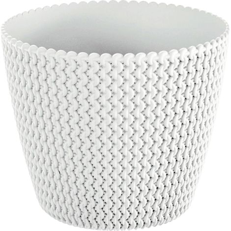 Maceta Splofy - 16x13 cm - Blanco