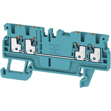 WEIDMÜLLER BORNE DE PASSAGE A4C 1.5 BL 15527000000 - BLEU - 100 PIÈCES WEIDMULLER