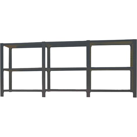 Établi Simon-rack 3/300 métal fixe 270x30x100 cm