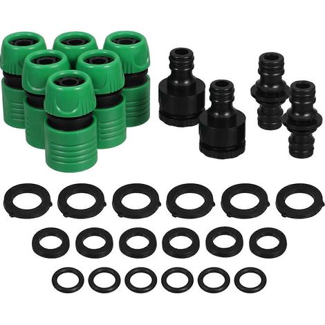 Raccord rapide pour tuyau d'irrigation goutte à goutte (5 kits) - Gestion de l'eau (1/5)