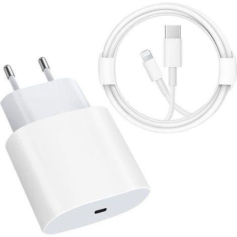 Cargador rápido PD de 20 W para iPhone 14 y modelos superiores (1/4)