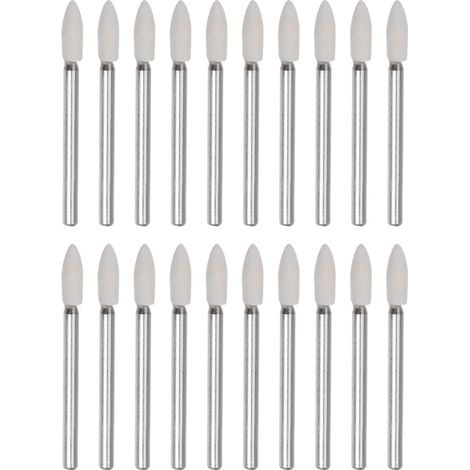 20pcs Laine Feutre Monté Mandrin Pointes 4mm Tête 1/8 pouce (1/5)