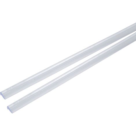 Door-Strip, strisce salvaporta adesive, 2 pz - 2 x 65 cm - Trasparente (1/2)