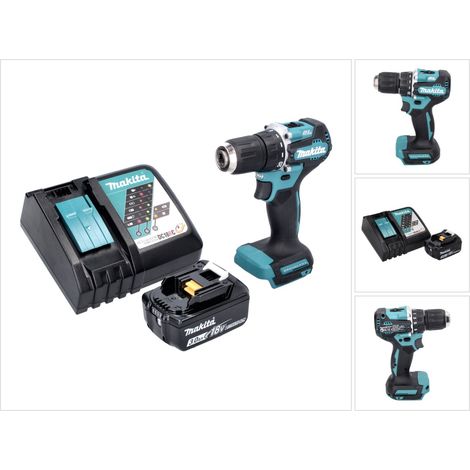 Taladro atornillador a batería Makita DDF 487 RF1 18 V 40 Nm sin escobillas + 1x batería recargable 3,0 Ah + cargador (1/5)