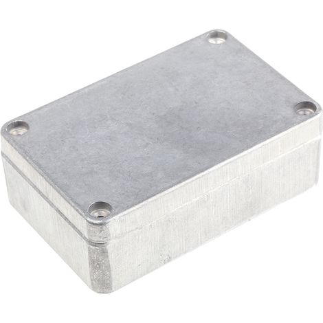 Boîtier RS PRO en Fonte d'aluminium, 98 x 64 x 34mm, Argent IP66 ( Prix pour 1 ) (1/2)