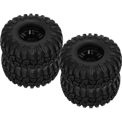 Ensemble de 4 pneus avant et arrière en caoutchouc et jantes à 6 rayons pour voiture RC ARRMA SENTON 1/10 - Accessoires (1/5)