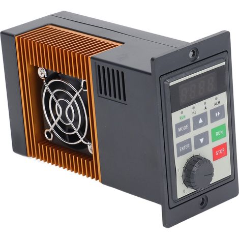 Variateur de fréquence AC 220V monophasé vers triphasé pour moteur 0,75KW, régulation de vitesse (1/5)