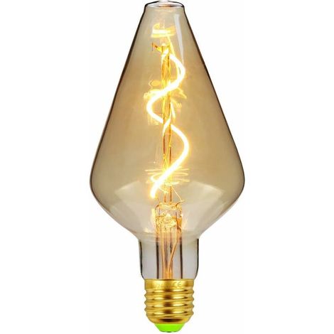 Dimmable 4W Vintage LED Light Bulb Irregular Shape 220/240V E27 Base Antique Decorative Light Bulb (Vase) (1/4)