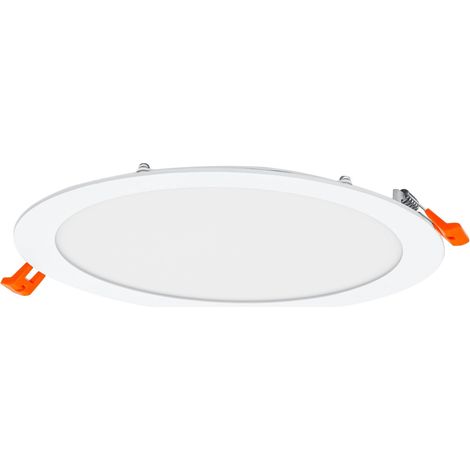 Downlight Slim 225mm, spot encastrable LED, 22W, blanc froid 6500K, 2000 lumens, design fin, IP20, installation facile pour salons et cuisines (1/5)