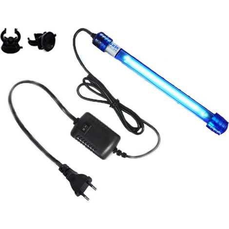 Clarificateur d'eau UV pour aquarium, algues claires, vertes, propres, pour la maison, stérilisateur UV, cuisine, niche pour chien, anti-bactéries, lampe UV pour réservoir filtrant, bassin (1/5)
