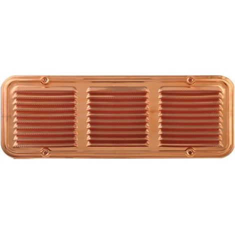 griglia di aerazione quadra in rame mm 140x360