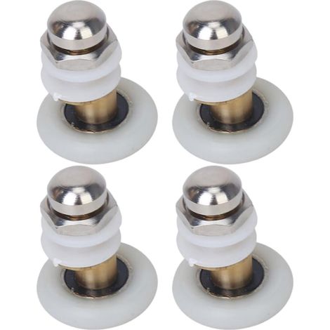 pour porte de douche incurv e lot de 4 poulies et rails de (1/5)