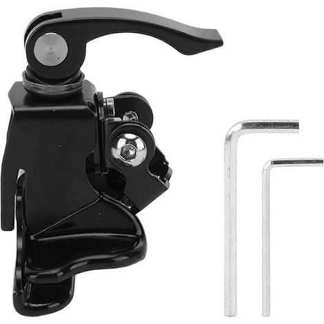 Support de montage d'antenne radio rotatif à 180° en acier inoxydable noir antirouille pour camions, camping-cars et véhicules tout-terrain C (1/4)