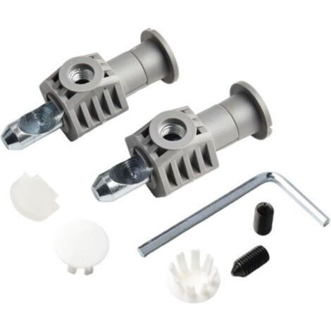 1 paire Kit de fixation murale pour WC avec boulons en acier inoxydable pour une installation sécurisée, kit pour toilettes murales et dos au mur