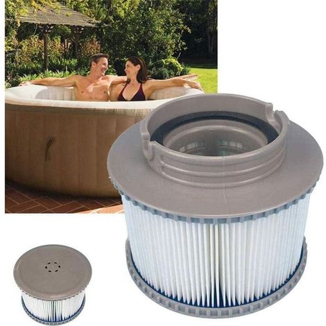 Lot de 4/8 Cartouches filtrantes de Rechange pour Bubble Spa (Version améliorée 2020 pour s'adapter à Tous Les modèles (4 Pcs) (1/4)
