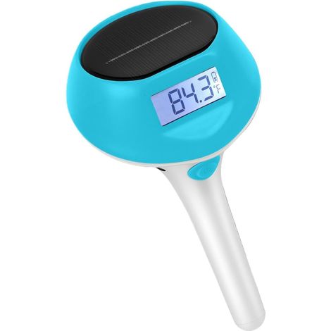 Thermomètre Flottant Pour Eau  Moniteur Flottant Solaire Sans Fil - Thermomètre de piscine avec lecture facile - pour bain à remous intérieur et extérieur maison spa aquarium fête