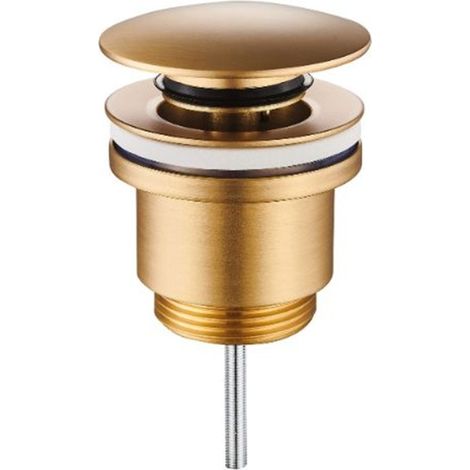Piletta click clack tonda universale soft gold 1"1/4  Tecom