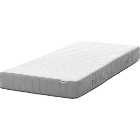 Materasso a molle insacchettate EU Singolo con maniglie imbottitura in memory foam 90 x 200 cm Rigido rivestimento rimovibile 7-Zone Cushy