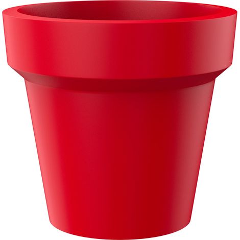 Vaso Ø115x105 cm in Resina Arkema POT M Cherry (1/2)