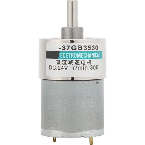 Moteur à courant continu 24V XD‑37GB3530, micro engrenage à couple élevé, aimant permanent, 300 tr/min, faible vitesse (1/5)