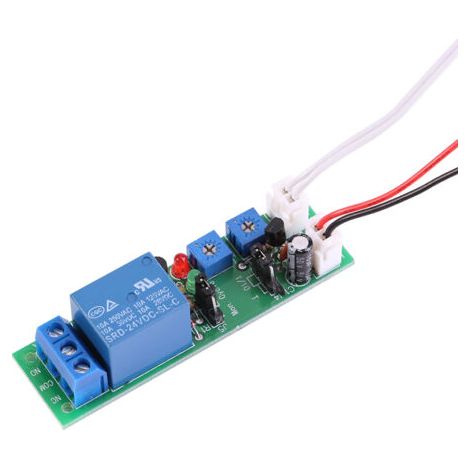 Module de Relais de Minuterie de Cycle Réglable, DC 5 V 12 V 24 V avec Haute Précision pour Aquarium, Circuit de Test de Machine, équipement D'exploitation de Minuterie (DC 24 V. (1/5)