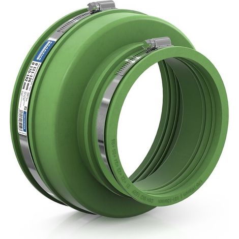 Raccord adaptateur CR CAC 1923 FKM (170-192 mm vers 121-136 mm), FKM / V2A