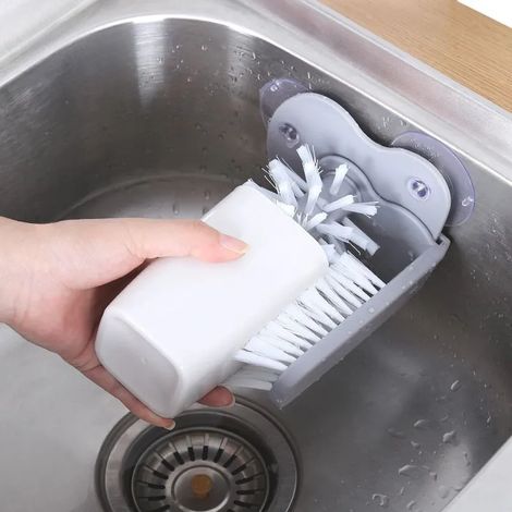 Nouveau mur créatif ventouses verre brosse de nettoyage rotatif bouteilles en plastique nettoyant café lait thé tasses brosse lavage