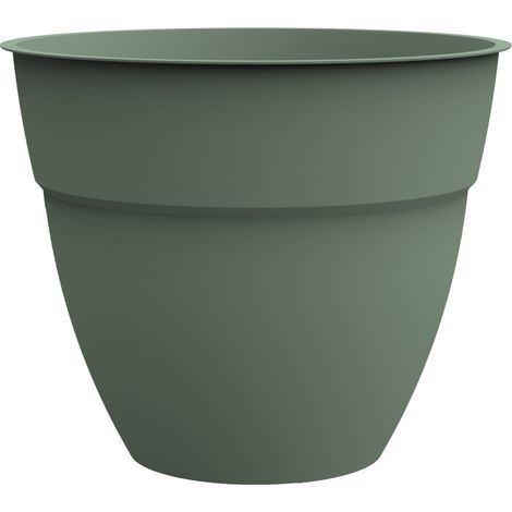Pot de fleur rond Osaka Ø 40 x H.34,3 cm Vert laurier - Eda (1/5)