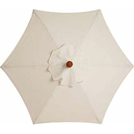 Housse parasol 3m imperméable anti-UV polyester double couche 6 baleines extérieur (1/5)