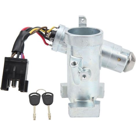 Interrupteur d'allumage avec 2 clés – Compatible FORD TRANSIT MK3 MK4 MK5 – Performance optimale – ABS et métal (1/4)