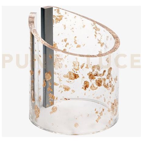 WAVE LAMPADA DA TAVOLO PICCOLA RAME LED 4200°K 24 Volt - 12 W/Mt IN CRISTALLO ACRILICO
