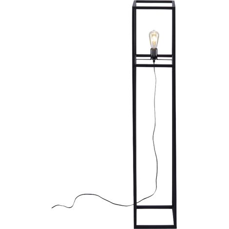 Lampada da terra vintage nera illuminazione soggiorno / camera da letto Lampada da lettura retrò  luci  Direkt 15814-18 (1/4)