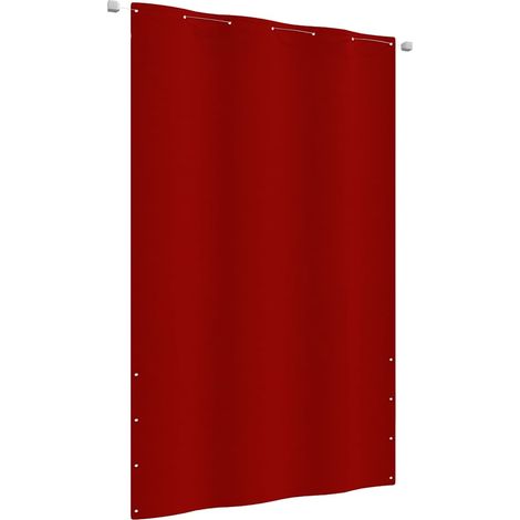 vidaXL Écran de balcon Rouge 140x240 cm Tissu Oxford (1/5)
