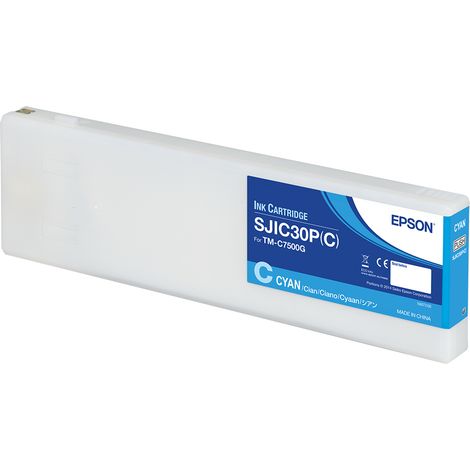 SJIC30P(C): Ink cartridge for ColorWorks C7500G (Cyan)
