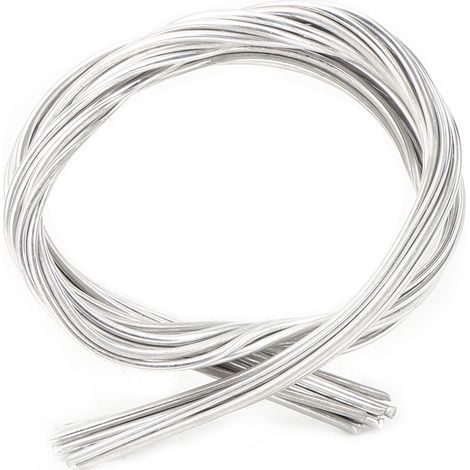 10 baguettes de soudure en aluminium de 2 mm de diamètre, fil fourré à fusion facile pour le soudage à basse température