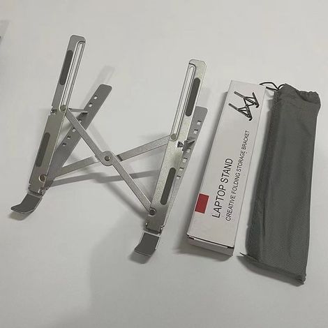Support pour ordinateur portable, support réglable en hauteur à plusieurs niveaux, support de bureau portable