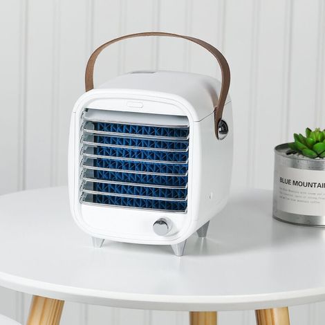 UlisemMini Raffreddatore d'aria Raffreddato ad acqua Ventilatore di raffreddamento da tavolo portatile di piccole dimensioni (1/3)